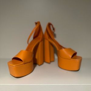 Schutz Nappa Leather Sandals